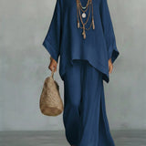 Celine | Elegantni laneni dvodelni set
