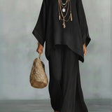 Celine | Elegantni laneni dvodelni set