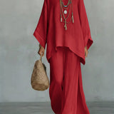 Celine | Elegantni laneni dvodelni set