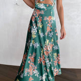 Dreamers Midi Haljina - Zelena Cvjetna