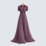 Ashley | Vintage elegantna maksi haljina od šifona