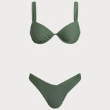 Vojska Zelena Bikini Setovi sa Žicom