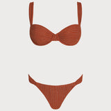 Bikini Set sa Činčom u Boji Cigle