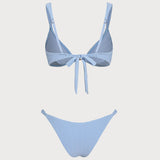 Plavi Teksturisani Bikini Set