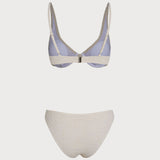 Bež Jacquard Bikini Set sa Žicom