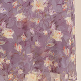 Ljubičasta X Krst Jacquard Slip Maxi Haljina