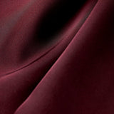 Vinska Crvena Satin A-Line Slip Maxi Haljina