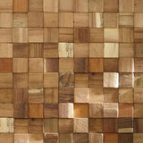 Mosaicový nástěnný panel Cubix Rue Wood